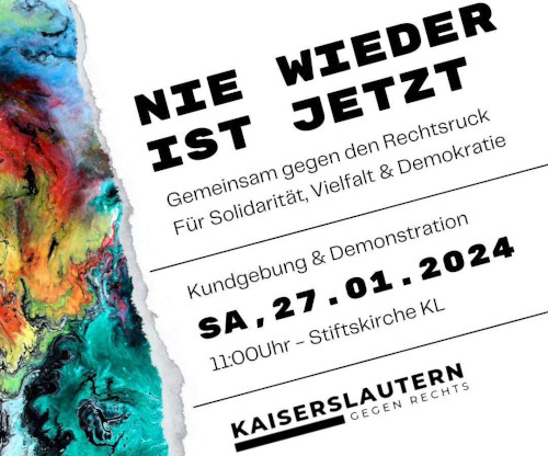 Kundgebung und Demonstration für Solidarität, Vielfalt und Demokratie